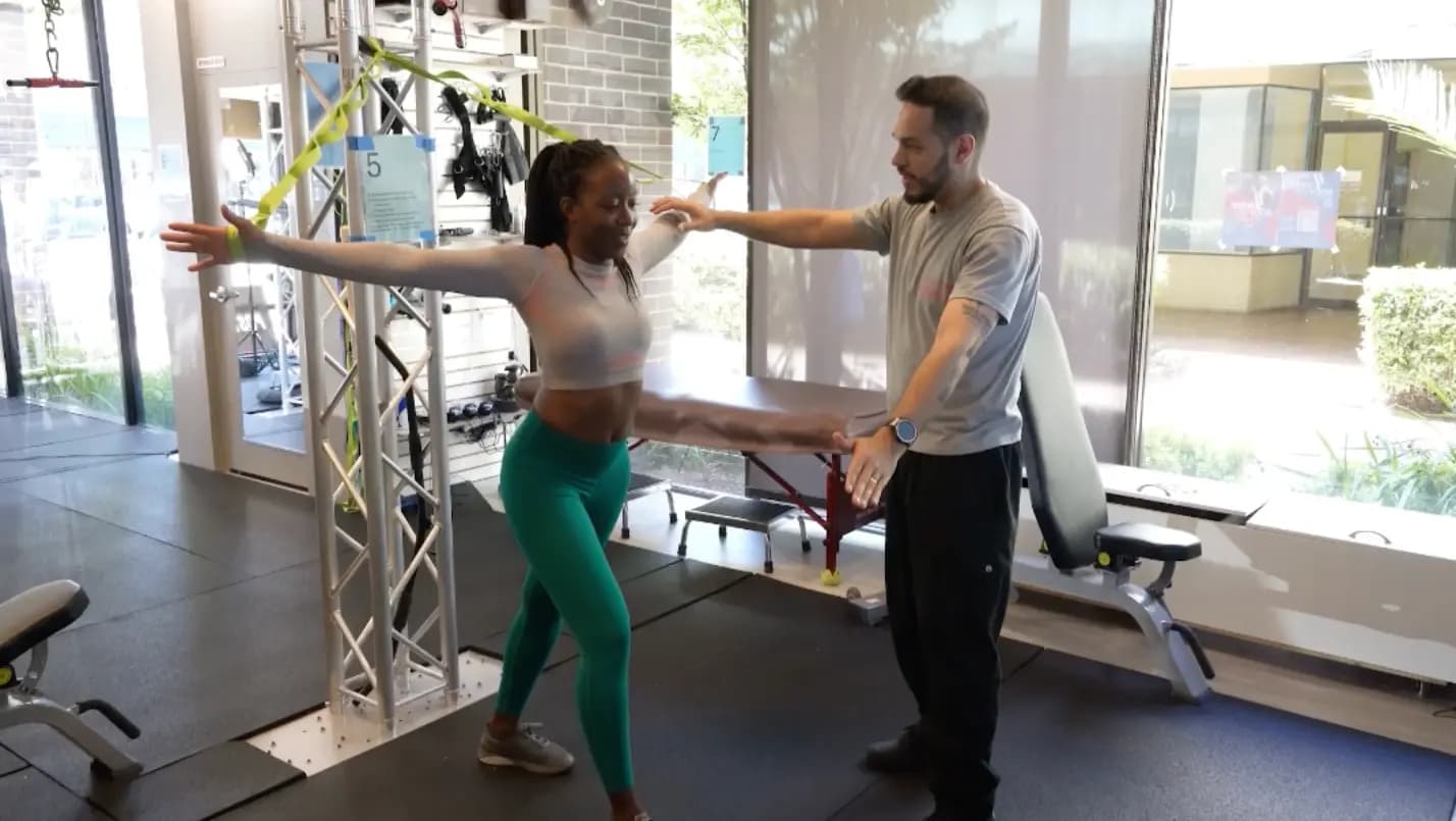 One-on-one posture session